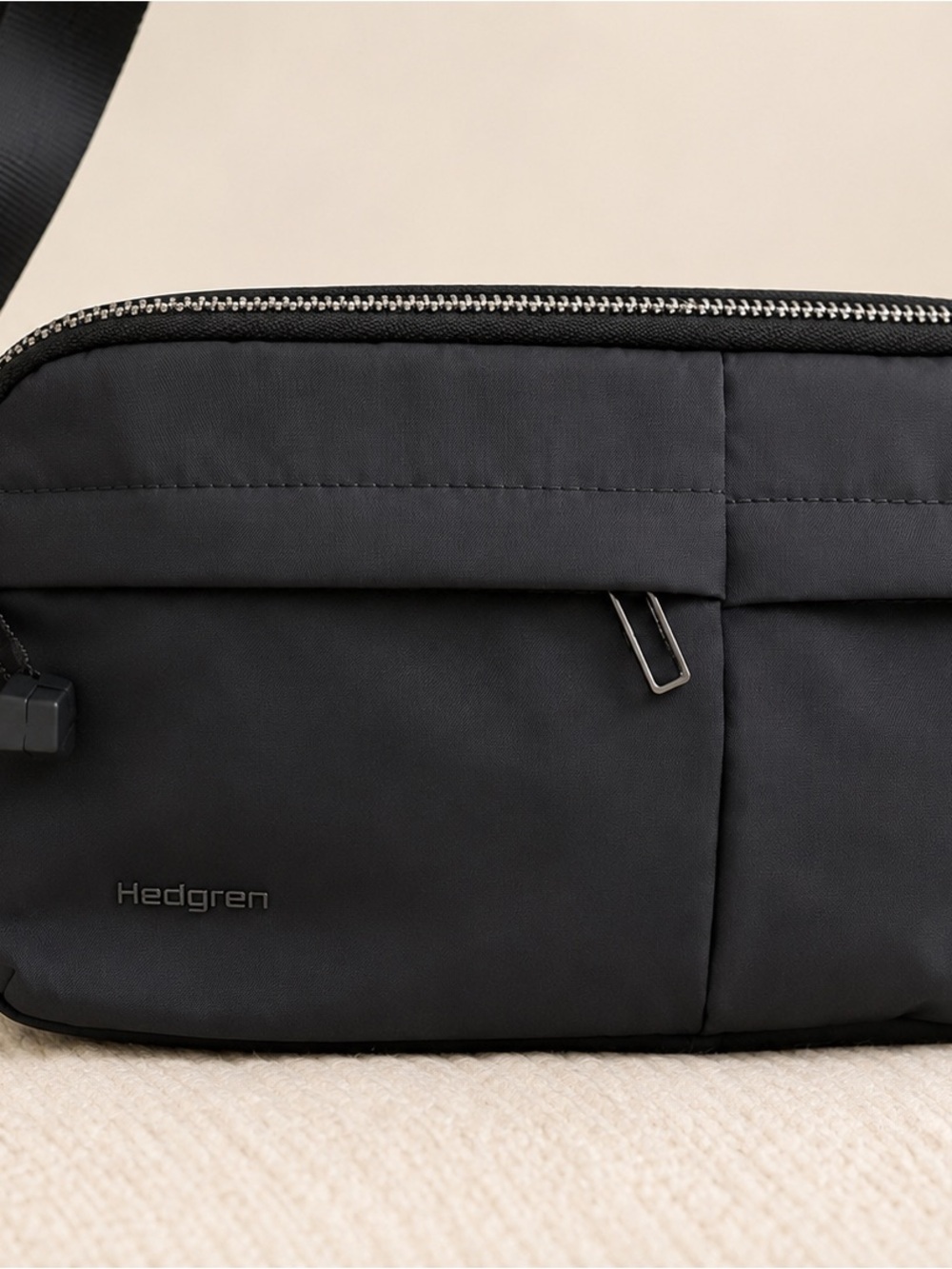 Hedgren Blue  Men's Belt Bag — Sleek Everyday Crossbody